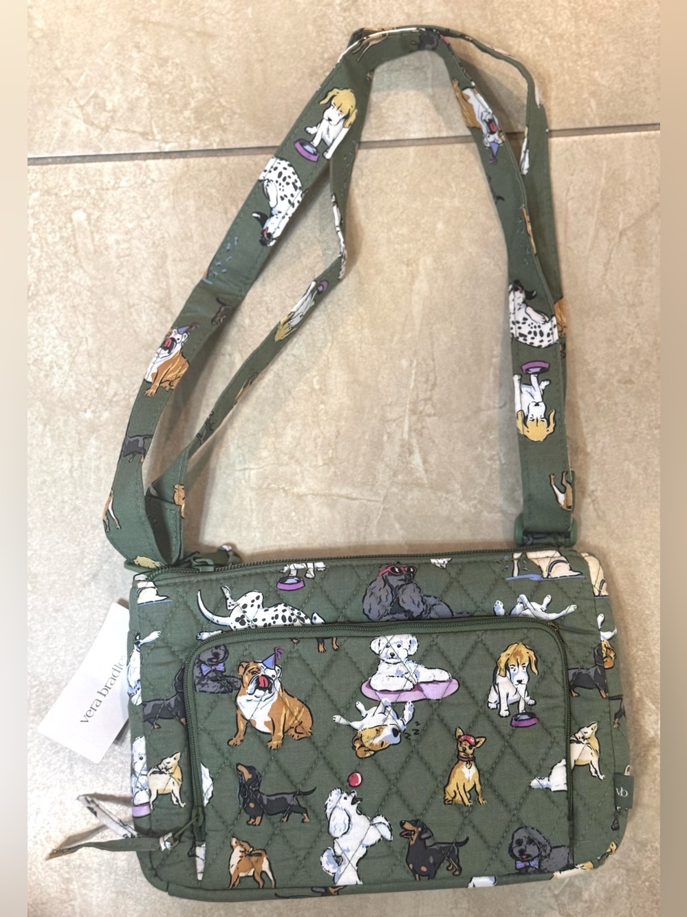 Vera Bradley Little Hipster Dog Park Bag - Picture 4 of 12